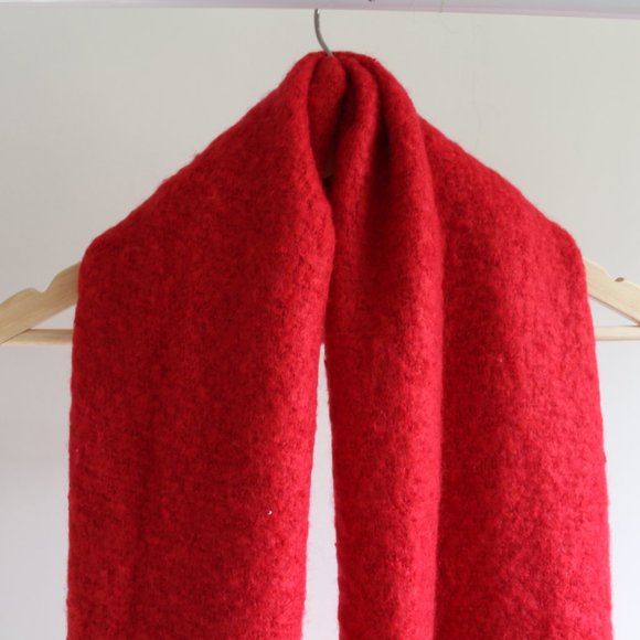 Giant Red Abercrombie Scarf ** 3 for $20 ** - Picture 2 of 3